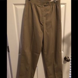 Women’s Kacki pants - elastic waste size 12